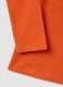 Orange long-sleeve T-shirt with appliqués_3