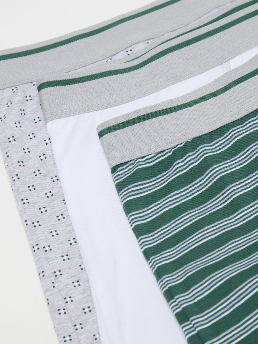 Three-pack midi boxer shorts with striped trim_5