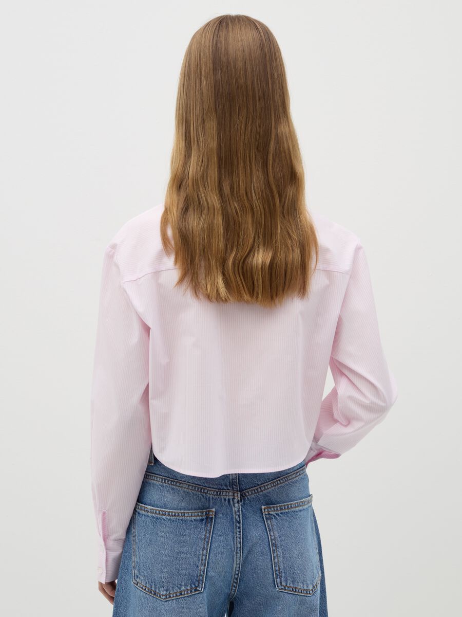Cotton cropped shirt_2