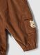 Completo marrone in puro cotone organico a due pezzi_2