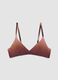 Brown stretch bikini top with ombr&eacute; effect_4