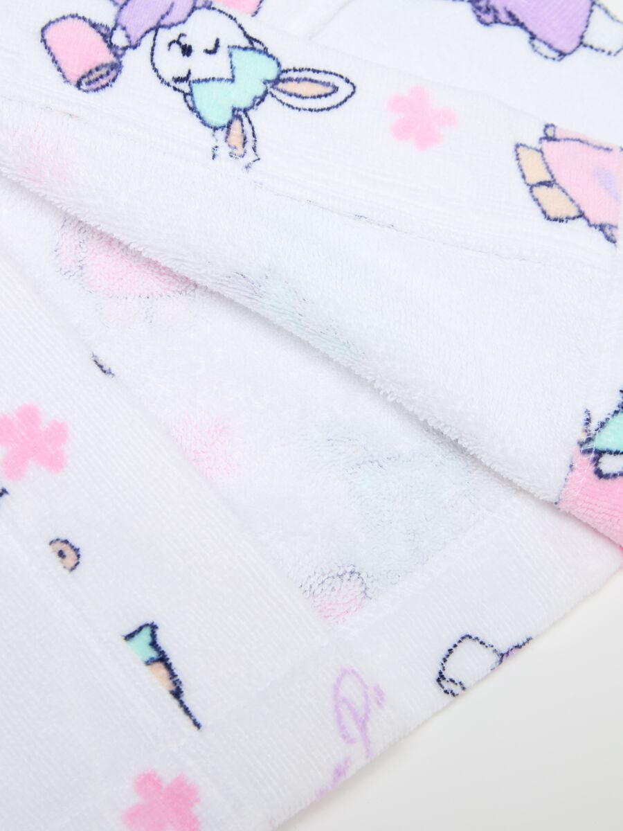 Bathrobe with hood and animals embroidery_3