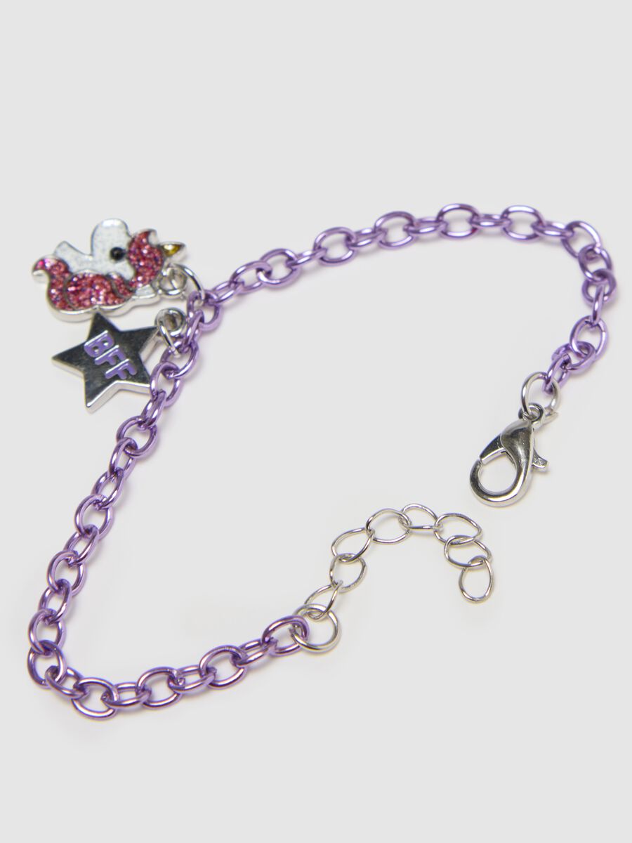 Unicorn and Star Charm Bracelets for Girls_1