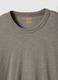Grey pure cotton short sleeve regular fit t-shirt_5