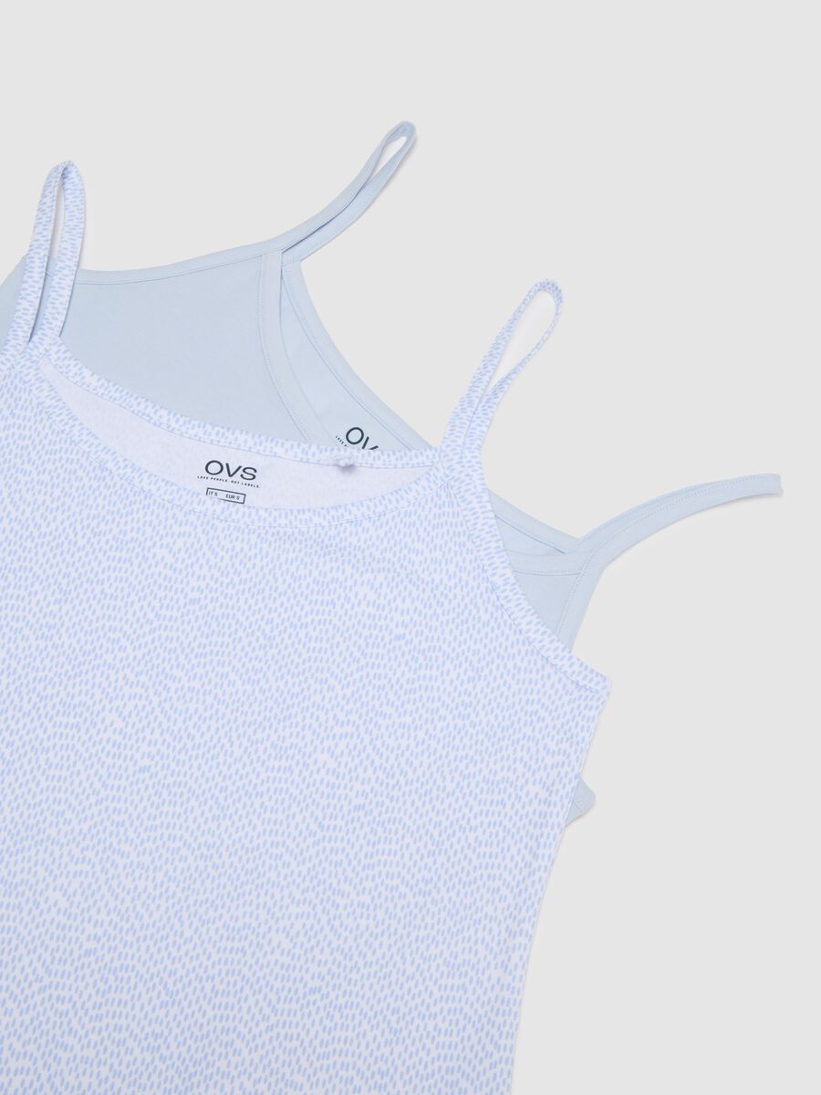 Pack of women's cotton tank tops in multicolour regular fit_5