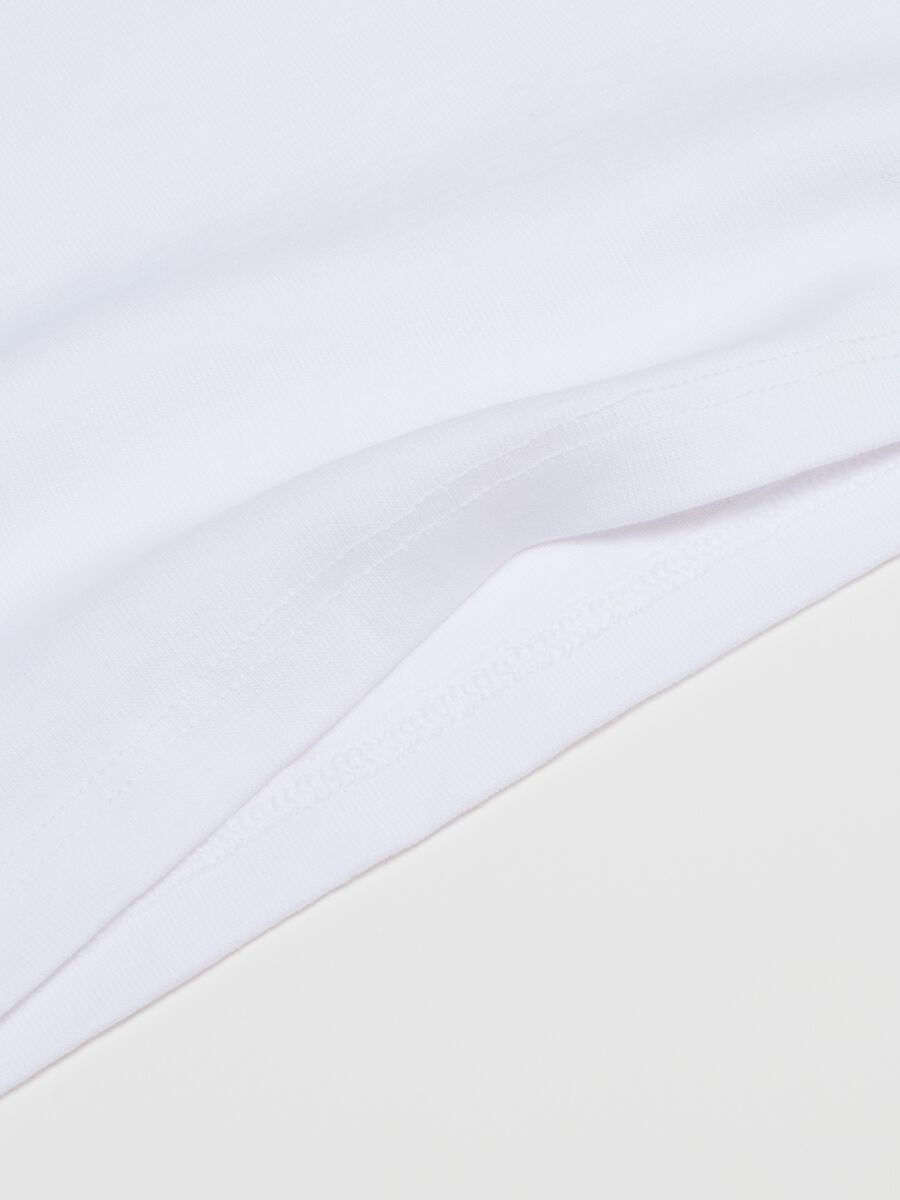 Tripack canottiere bianche da neonato in puro cotone_3