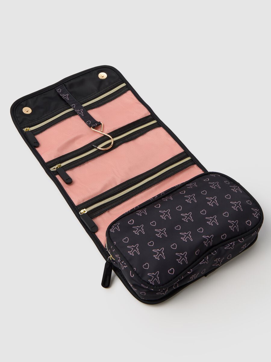 Multicolour Beauty Case with Patterns_1