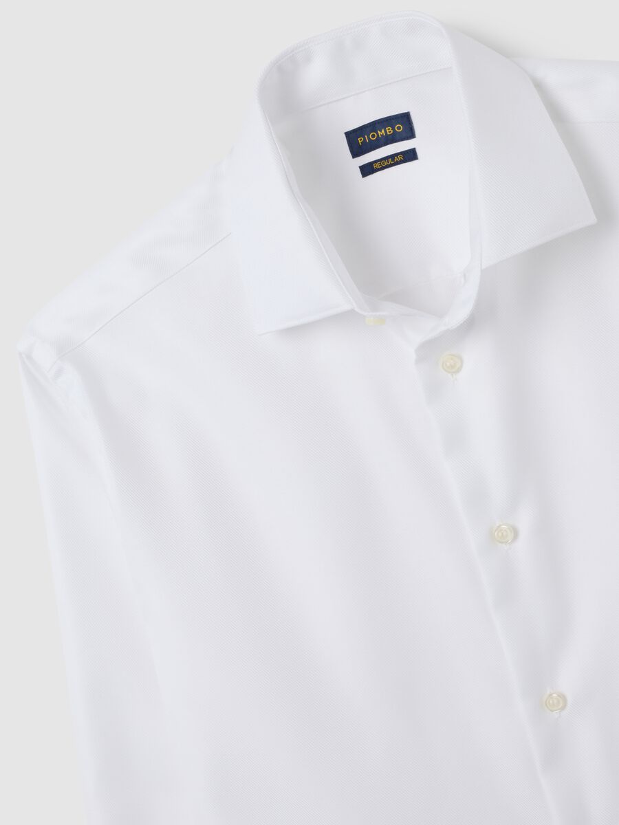White Long-Sleeve Cotton Shirt_5