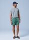 ALTAVIA SAILNG green boxer swim shorts with elasticated waistband_0