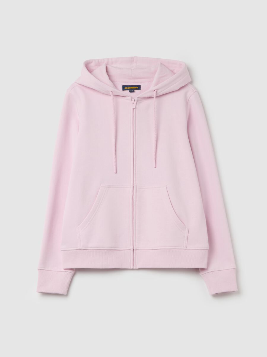 Essential full-zip sweatshirt with hood_4