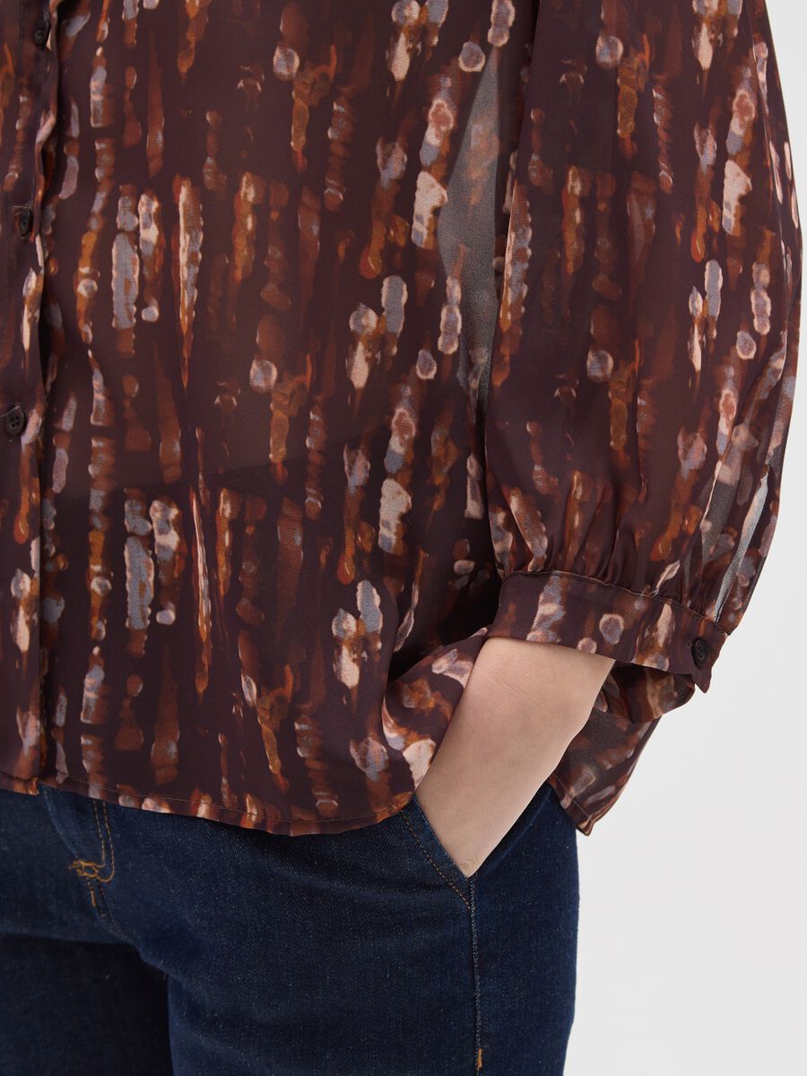 Camicia a maniche lunghe multicolor in jersey regular fit con fantasia_3