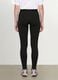 Leggings in cotone elasticizzato nero slim fit_2