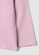 Pink long-sleeved organic cotton T-shirt_3