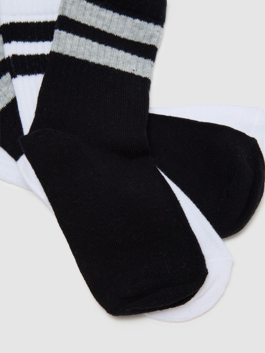 Multicolour children's cotton socks tripack_2