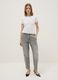 Grey Pure Cotton Baggy Trousers_0