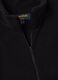 Felpa nera half zip regular fit in pile_1