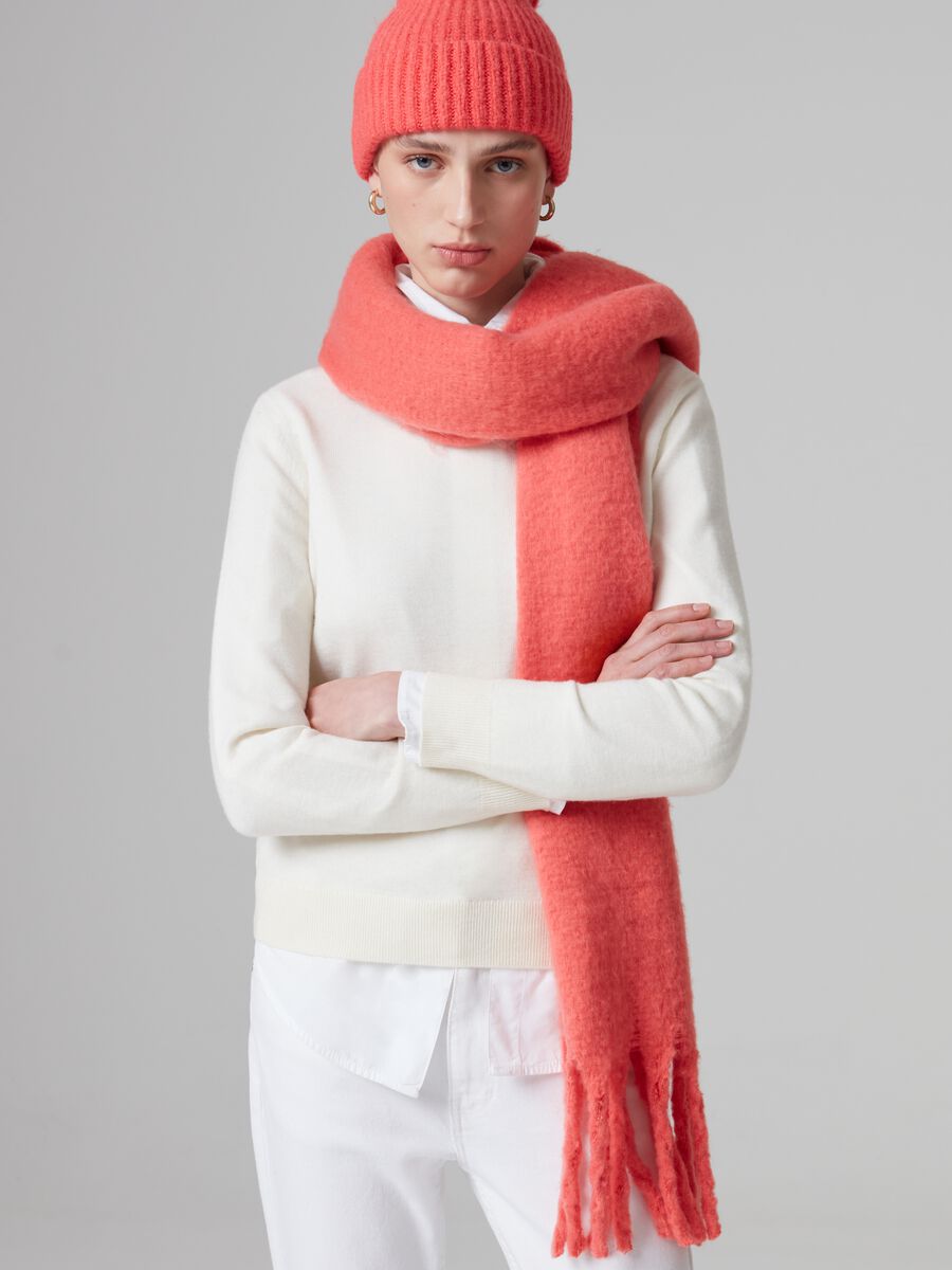 High-neck 100% cotton pullover_1
