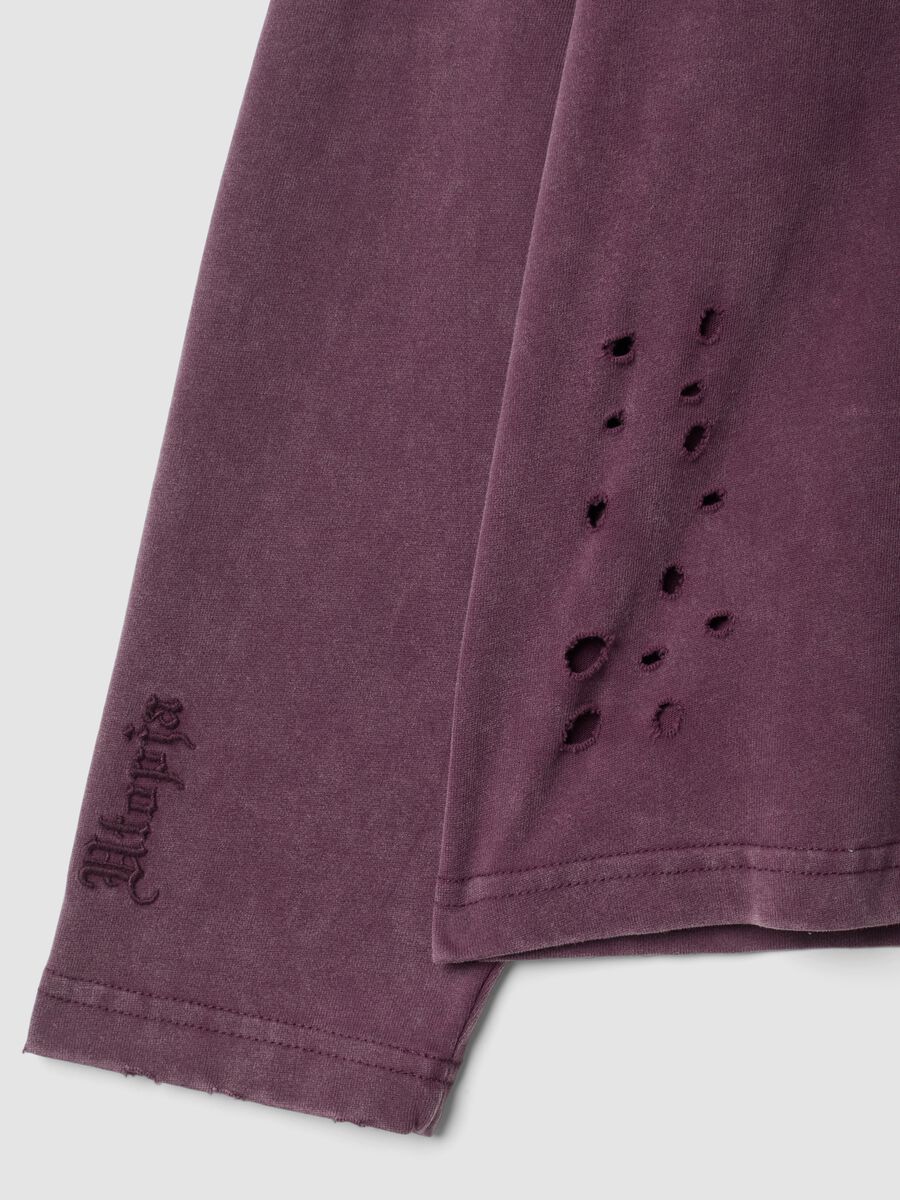 Double Longsleeve Sunfaded Wine_2