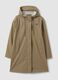 Giacca lunga beige con cappuccio e zip_4