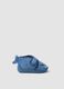Blue shark slippers with Velcro fastening_0