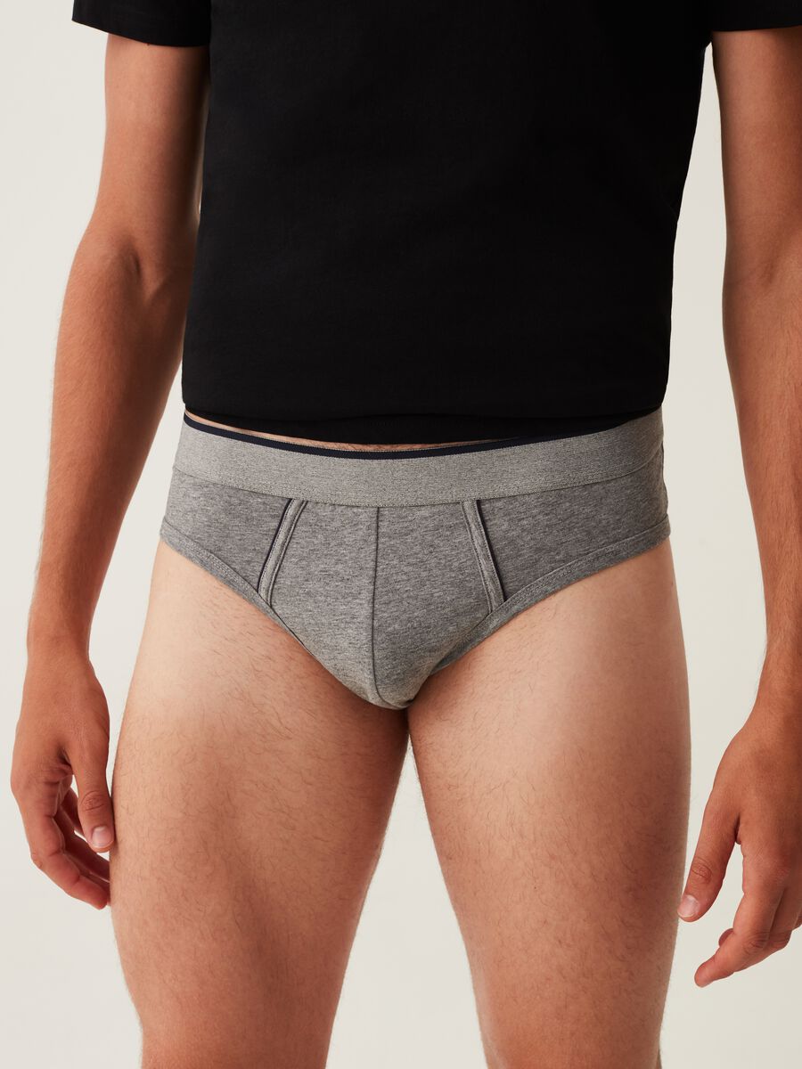 Slip in cotone Supima con piping a contrasto_1