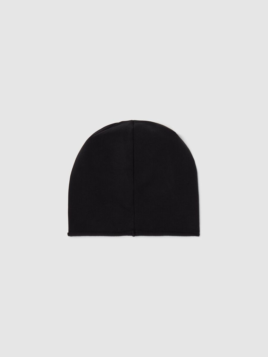 French terry hat with Daffy Duck print_1