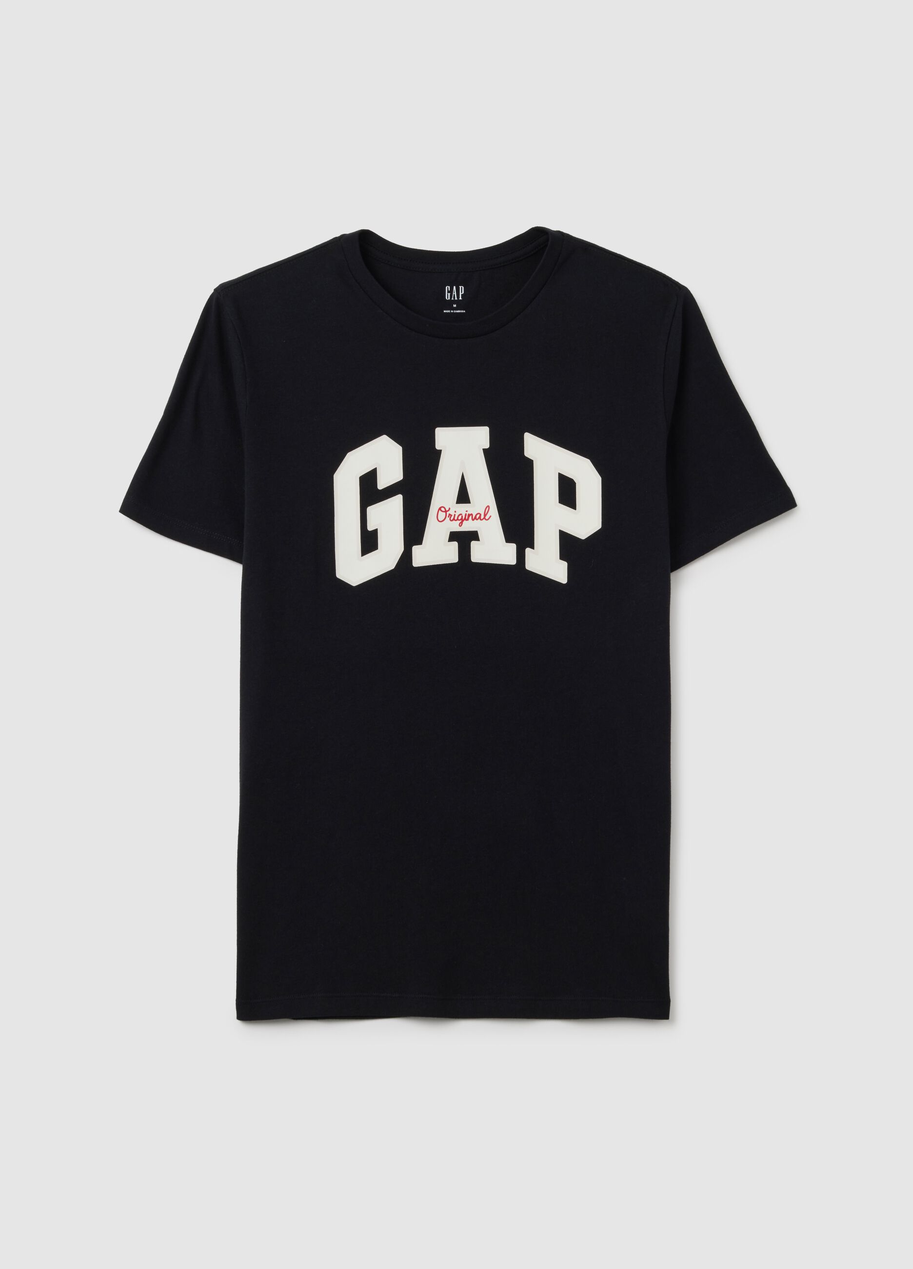 T-shirt with round neck and logo