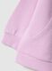 Purple hoodie for girls in pure cotton regular fit_3
