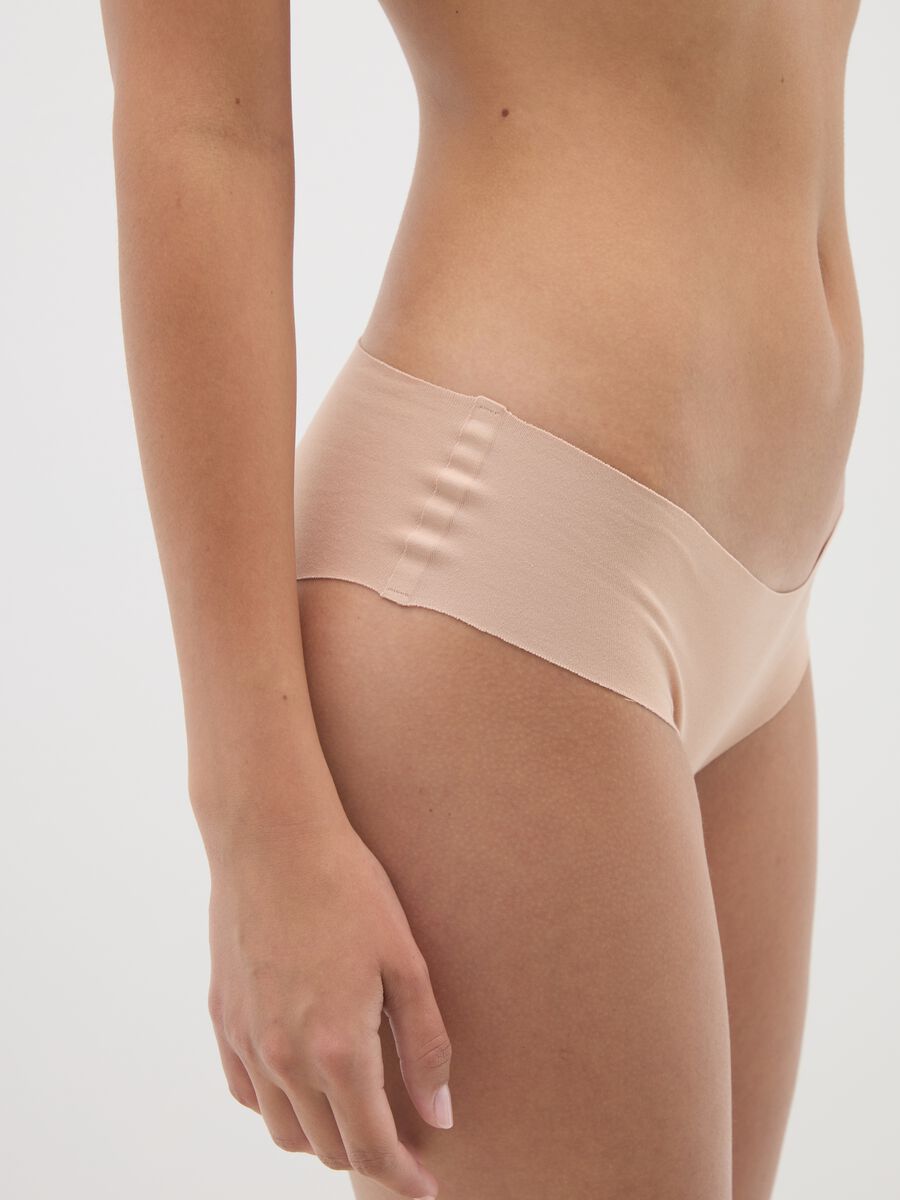 Slip in cotone elasticizzato beige regular fit_3