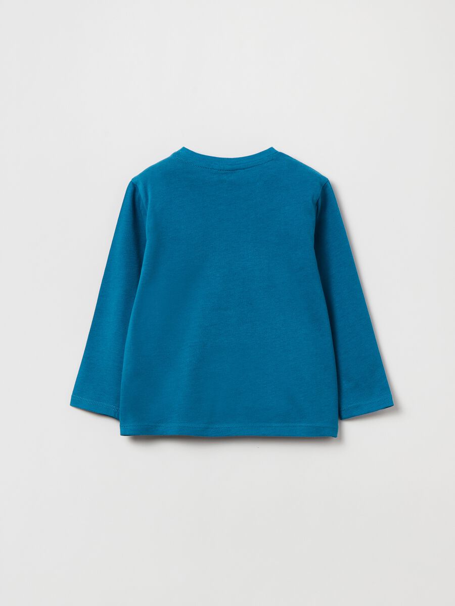 T-shirt a maniche lunghe con stampa_1
