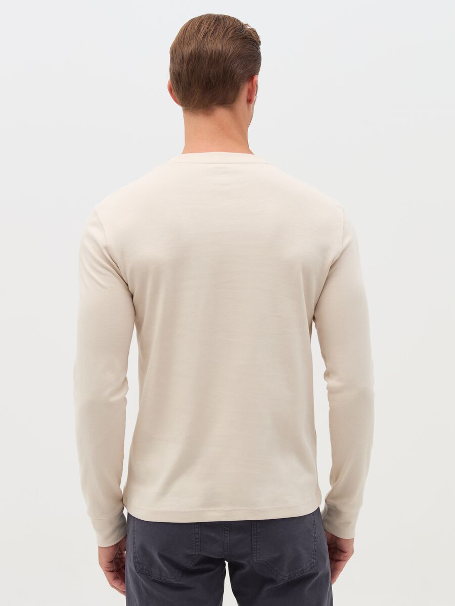 Cotton interlock T-shirt with round neck_2