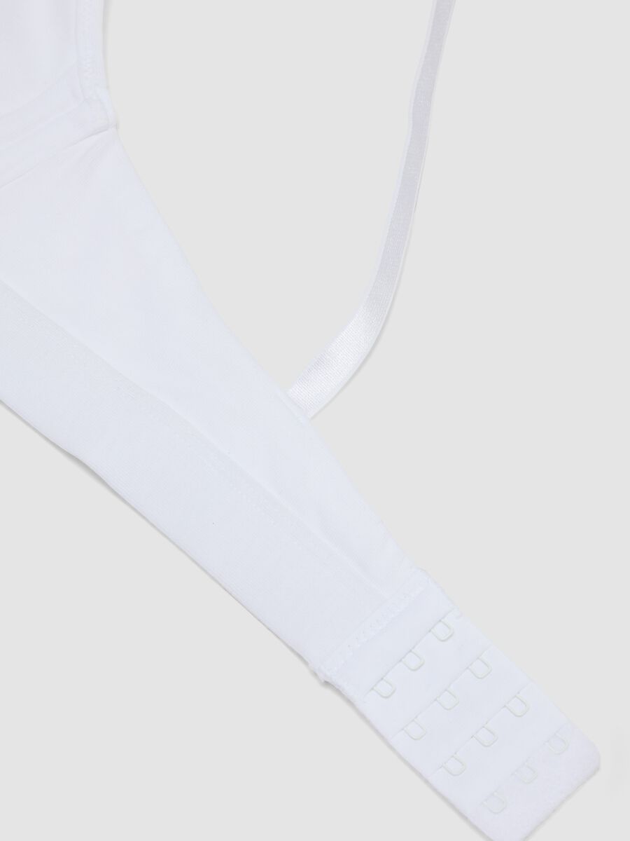 Reggiseno a triangolo bianco in cotone organico elasticizzato_1