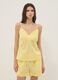 Pigiama giallo in puro cotone regular fit_1