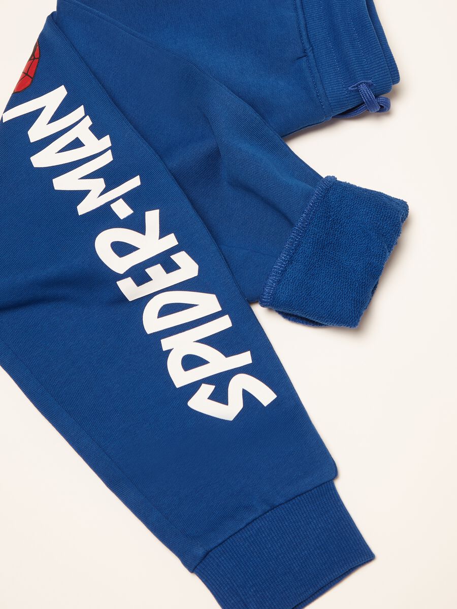Joggers with drawstring and Spider-Man print_2