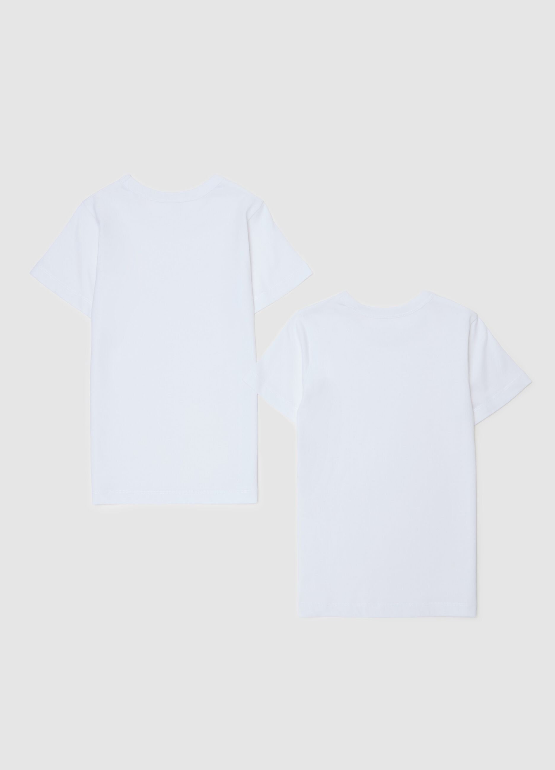 Two-pack organic cotton undershirts