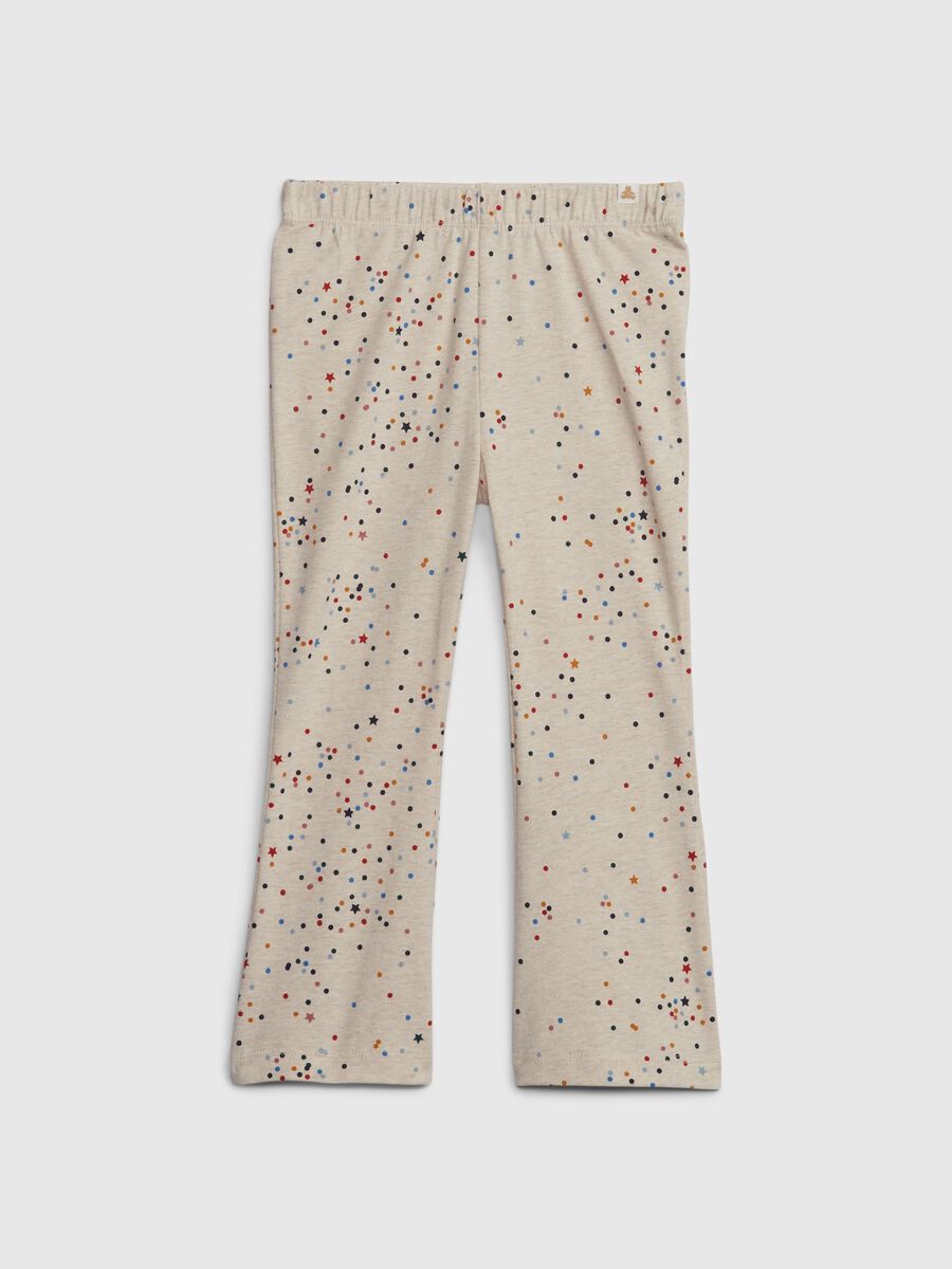 Leggings flare fit con stampa_0