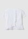 Girl's white stretchy cotton T-shirt featuring Minnie_1