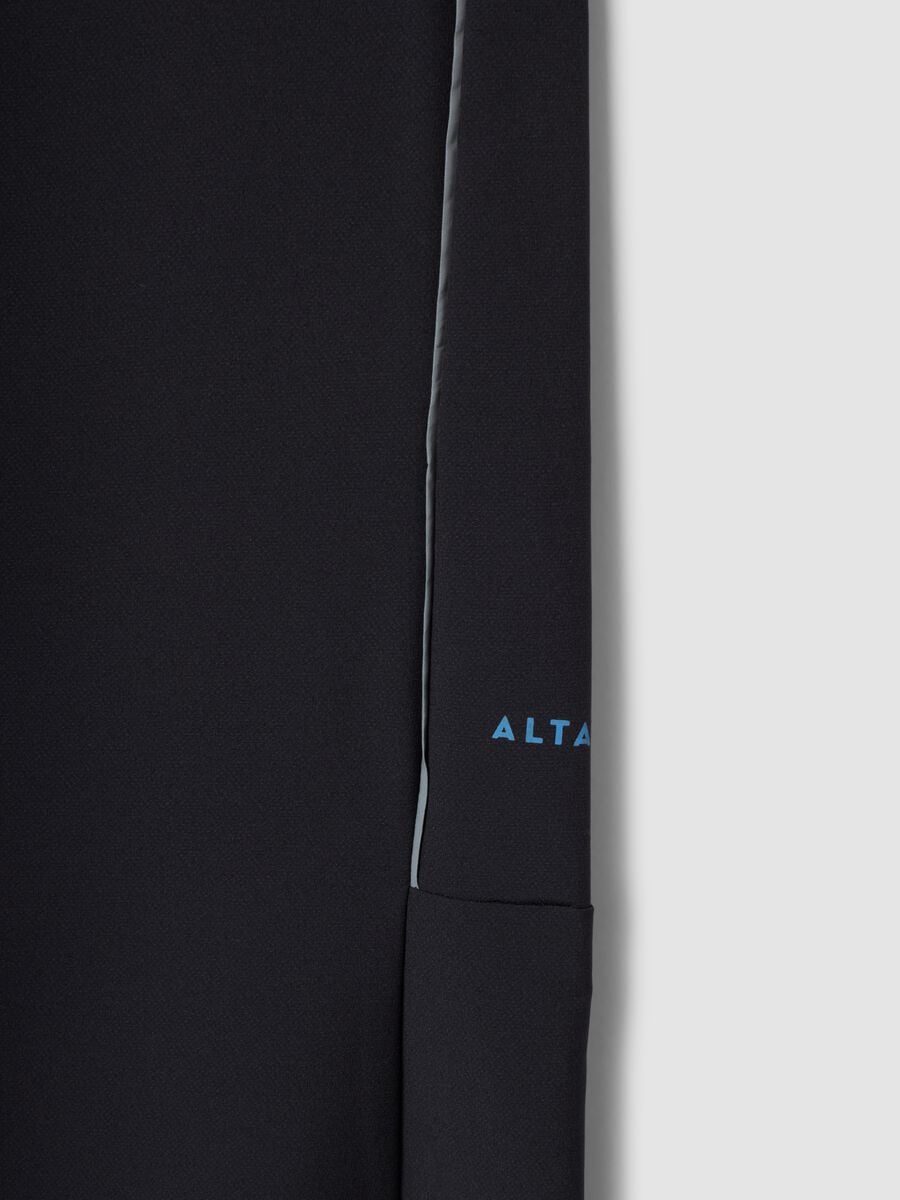 Pantaloni running neri in tessuto elasticizzato Easy Dry ALTAVIA_8