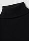 Black Stretch Wool Roll-Neck Dress_1