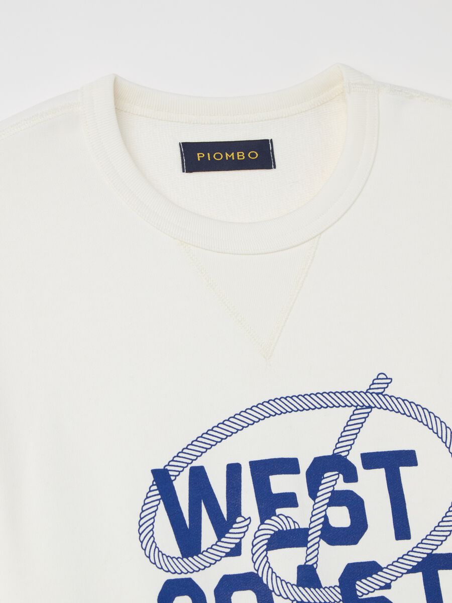 Sweatshirt with round neck and print_5