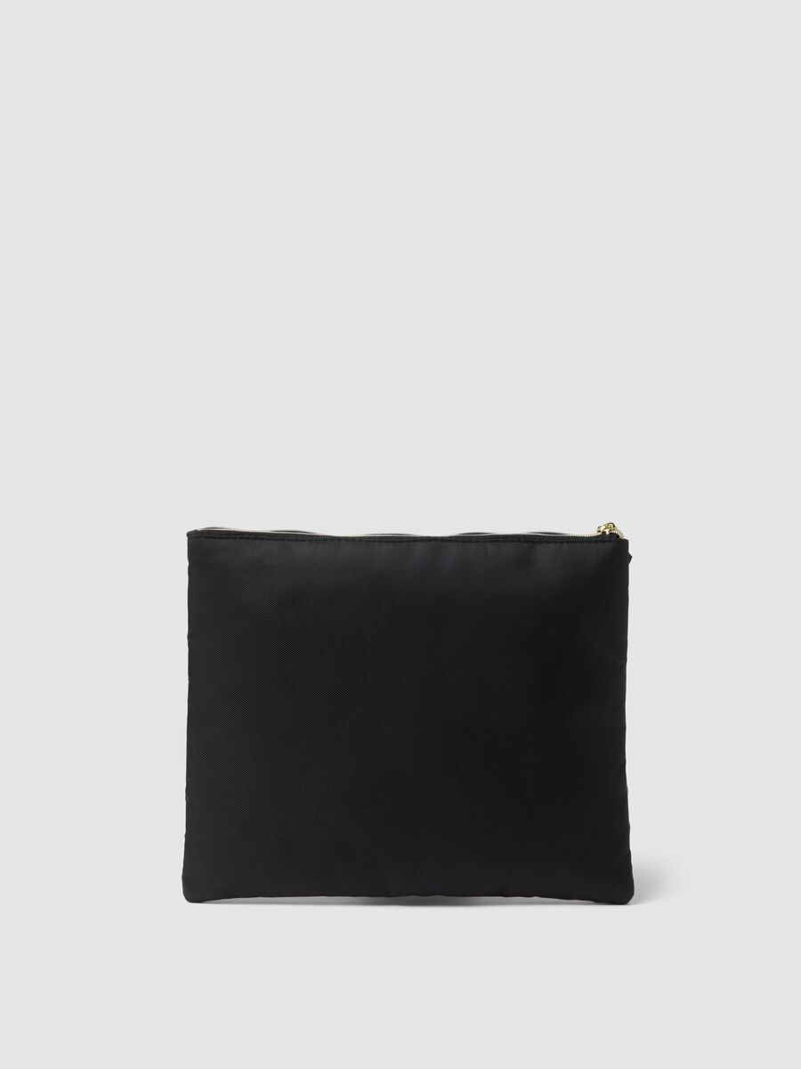 Pochette nera con zip_1