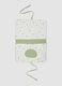Green 100% cotton changing mat with all-over print_1