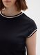Black Stretch Short-Sleeve Top_2