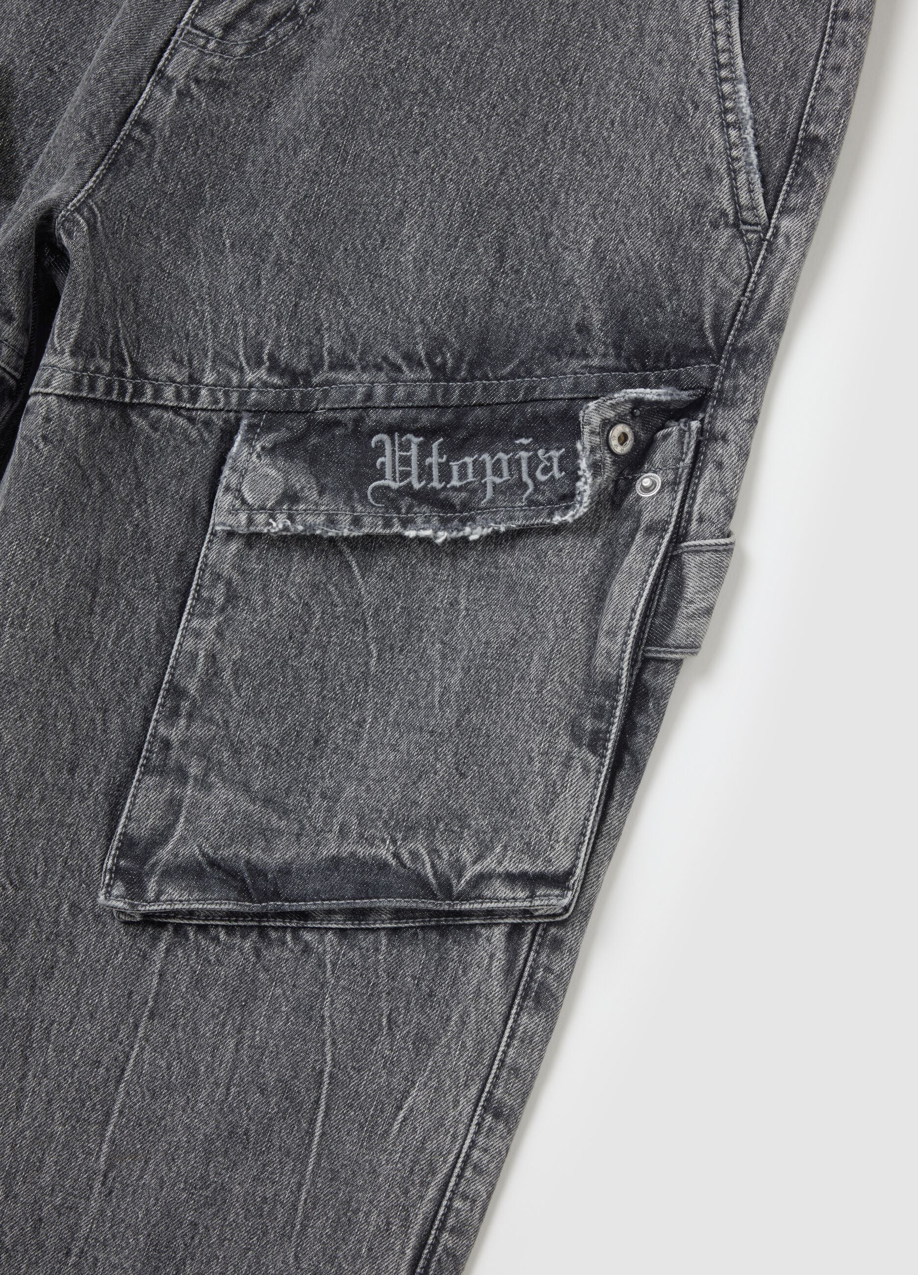 Cargo Denim Washed Grey