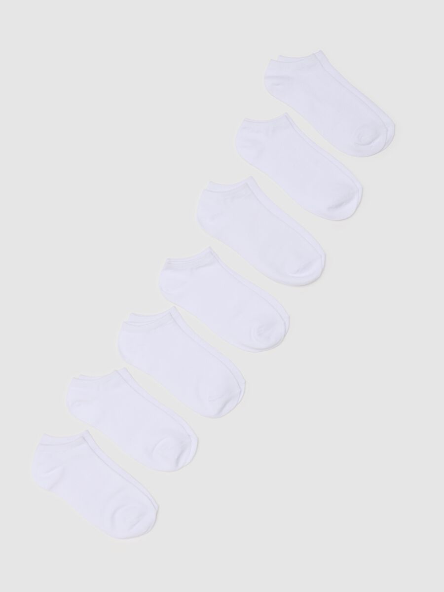 Seven-pair pack solid colour sneaker liners_0