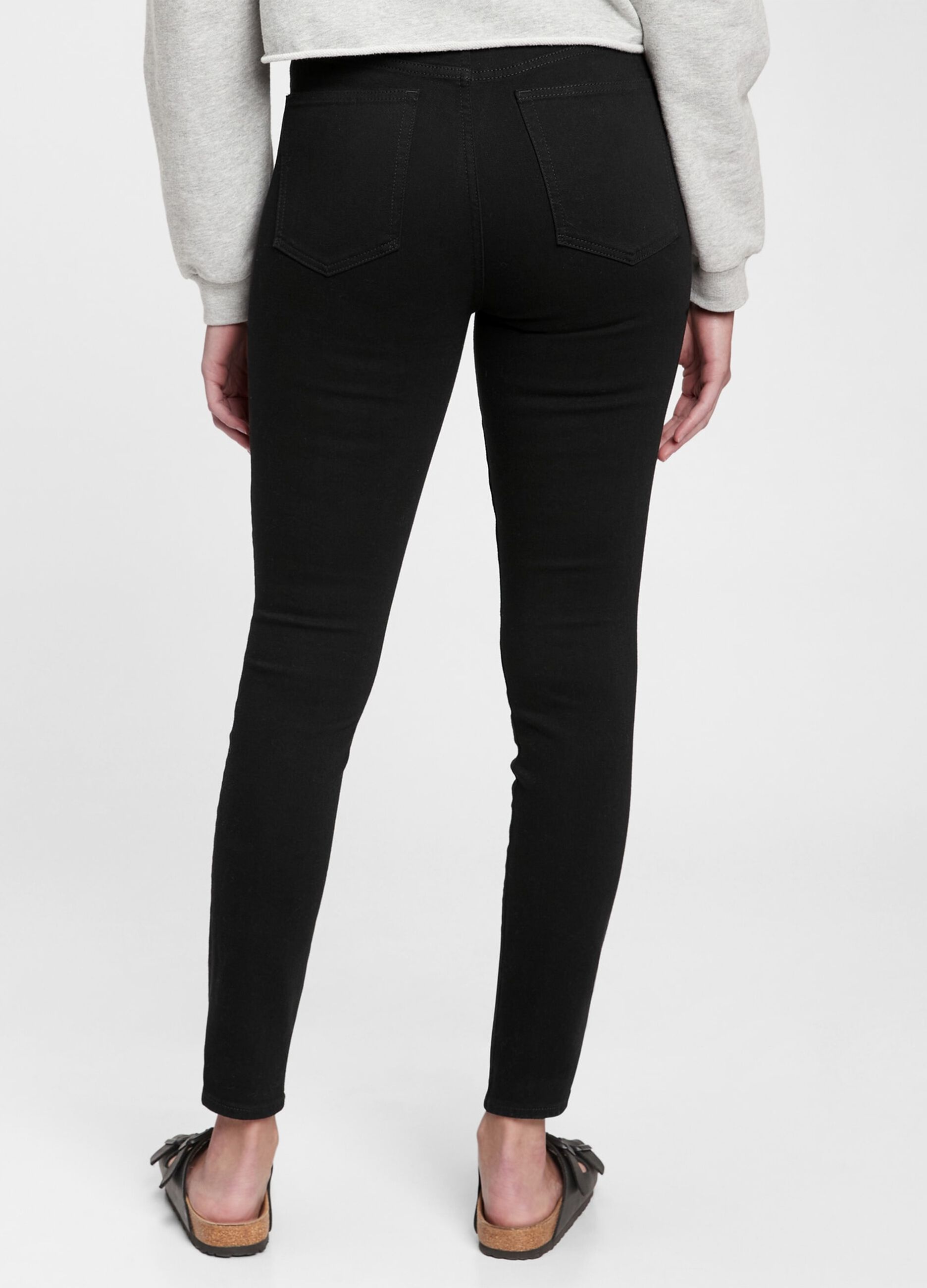 High-waist, skinny fit jeans