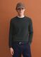Green pure cotton crew-neck jumper, regular fit_2