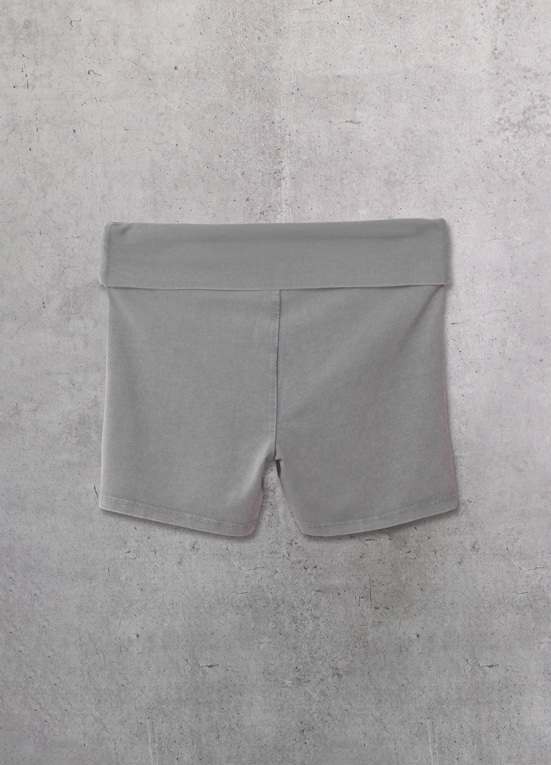 Vintage Grey Yoga Shorts