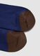 Blue ankle socks in stretch cotton_1