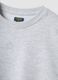 Girls&rsquo; grey 100% cotton sweatshirt with star, relaxed fit_5